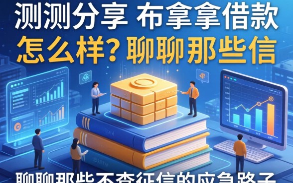 实测分享：布拿拿借款怎么样？聊聊那些不查征信的应急路子