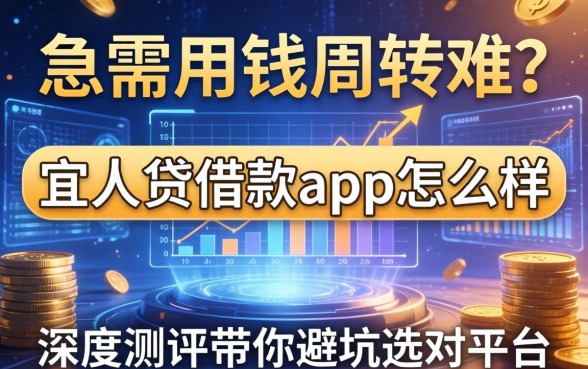 急需用钱周转难？宜人贷借款app怎么样？深度测评带你避坑选对平台