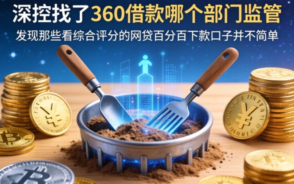 我深挖了360借款哪个部门监管,发现那些不看综合评分的网贷百分百下款口子并不简单