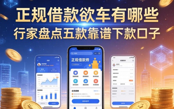 正规的借款软件有哪些?行家盘点五款靠谱下款口子