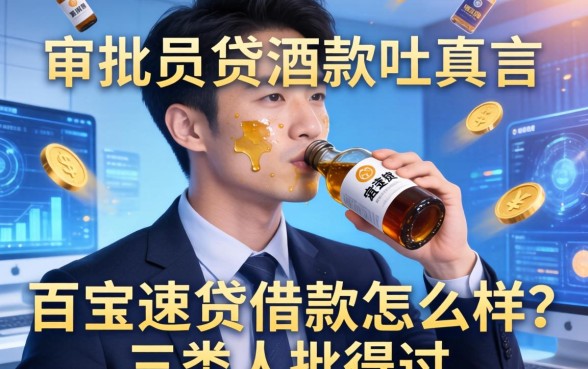 审批员酒后吐真言：百宝速贷借款怎么样？三类人批得过