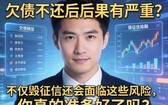 欠债不还后果有多严重?不仅毁征信还会面临这些风险,你真的准备好了吗?
