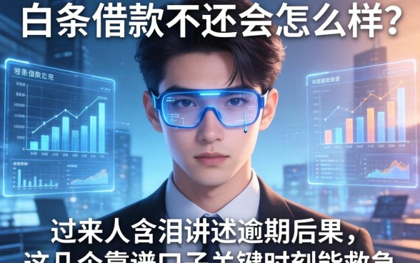 白条借款不还会怎么样？过来人含泪讲述逾期后果，这几个靠谱口子关键时刻能救急