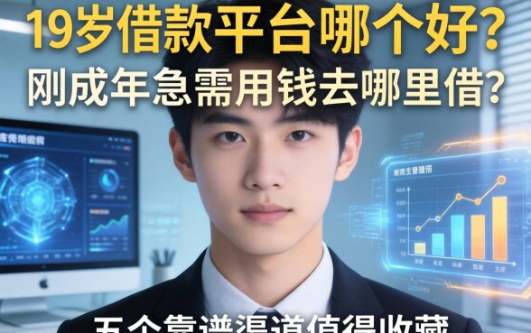 19岁借款平台哪个好？刚成年急需用钱去哪里借？这五个靠谱渠道值得收藏