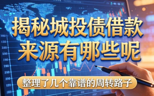 揭秘城投债借款来源有哪些呢，整理了几个靠谱的周转路子