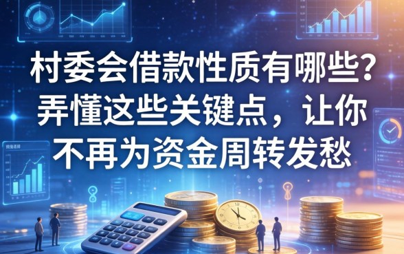 村委会借款的性质有哪些?弄懂这些关键点,让你不再为资金周转发愁