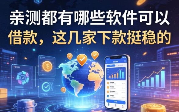 亲测都有哪些软件可以借款，这几家下款挺稳的