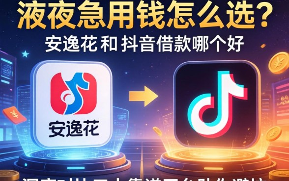 深夜急用钱怎么选？安逸花和抖音借款哪个好？深度对比五大靠谱平台助你避坑