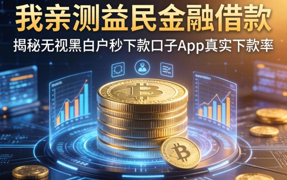 我亲测益民金融借款，揭秘无视黑白户秒下款口子app真实下款率
