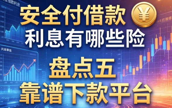 安全的借款利息有哪些？盘点五个靠谱下款平台
