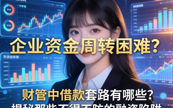 企业资金周转困难？财管中借款的套路有哪些？揭秘那些不得不防的融资陷阱