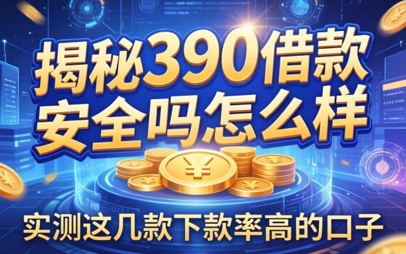 揭秘390借款安全吗怎么样，实测这几款下款率高的口子