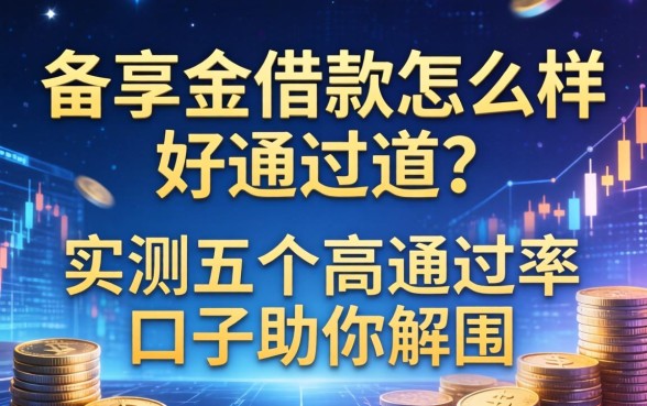 备享金借款怎么样好通过吗？实测五个高通过率口子助你解围