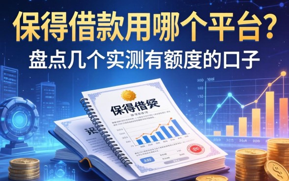 保单借款用哪个平台？盘点几个实测有额度的口子