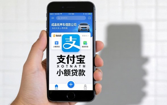 我在成县抵押车借款公司有哪些里发现了手机支付宝小额贷款的app的影子
