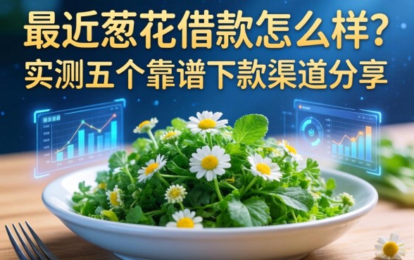 最近葱花借款怎么样？实测五个靠谱下款渠道分享