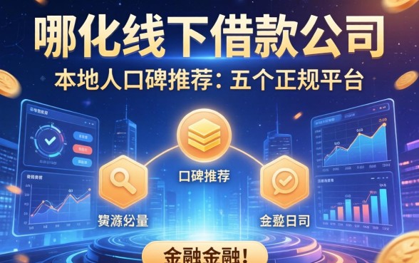 从化线下借款公司有哪些?本地人口碑推荐的五个正规平台