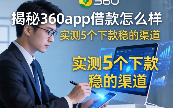 揭秘360app借款怎么样:实测5个下款稳的渠道