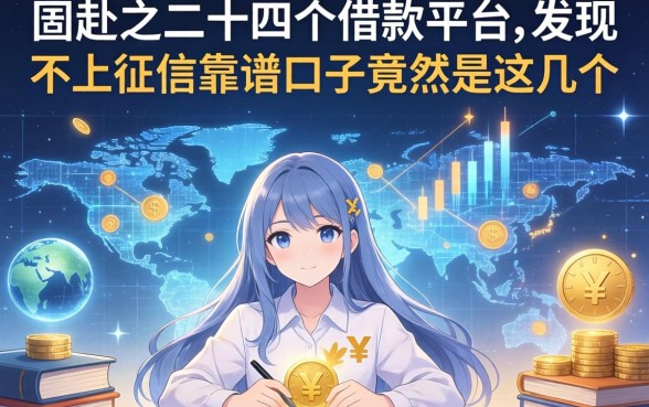 我翻了二十四个借款平台，发现不上征信的靠谱口子竟然是这几个