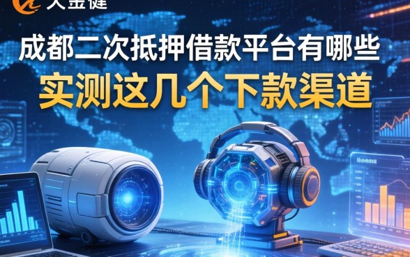成都二次抵押借款平台有哪些？实测这几个下款渠道