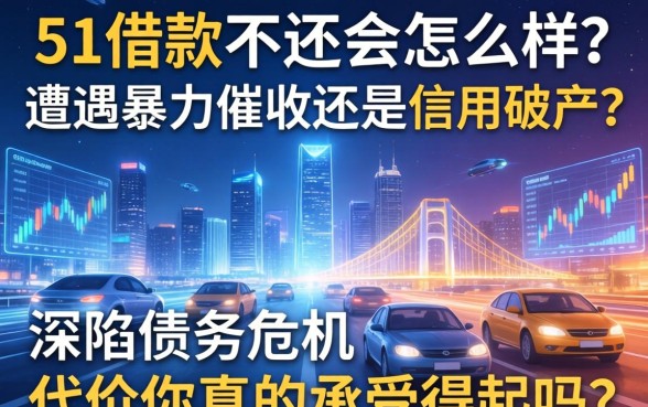 51借款不还会怎么样？遭遇暴力催收还是信用破产？深陷债务危机的代价你真的承受得起吗？