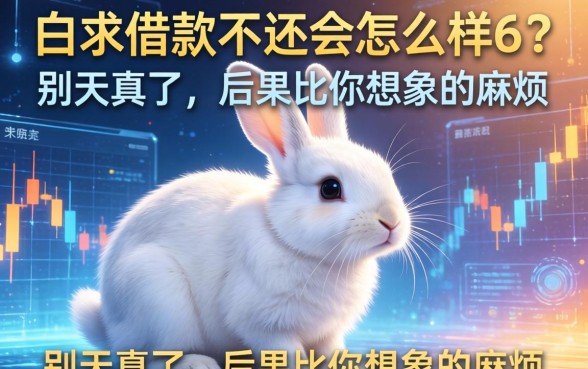 白兔借款不还会怎么样6?别天真了,后果比你想象的麻烦