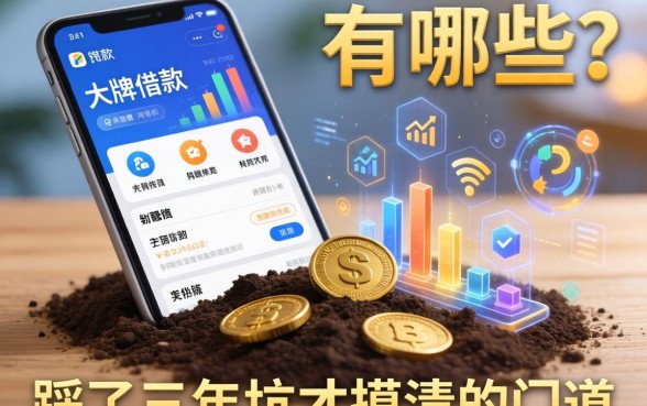 大牌借款软件有哪些?我踩了三年坑才摸清的门道