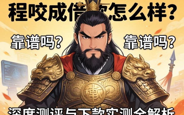 程咬金借款怎么样?靠谱吗?深度测评与下款实测全解析