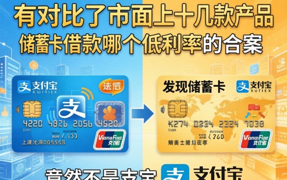 我对比了市面上十几款产品，发现储蓄卡借款哪个最低利率的答案，竟然不是支付宝