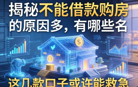 揭秘不能借款购房的原因有哪些，这几款口子或许能救急