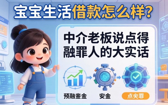 宝宝生活借款怎么样？中介老板说点得罪人的大实话