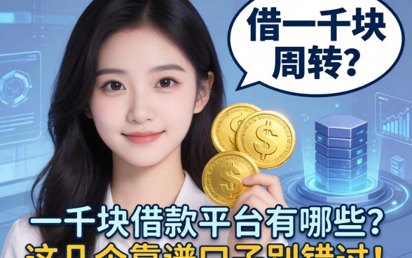 手头紧想借一千块周转？一千块借款平台有哪些？这几个靠谱口子别错过！