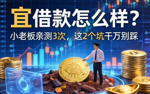 宜借款怎么样？小老板亲测3次，这2个坑千万别踩