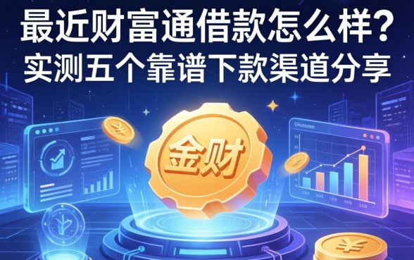 最近财富通借款怎么样?实测五个靠谱下款渠道分享