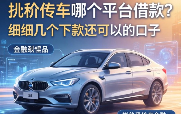 按揭车在哪个平台借款?细数几个下款还可以的口子