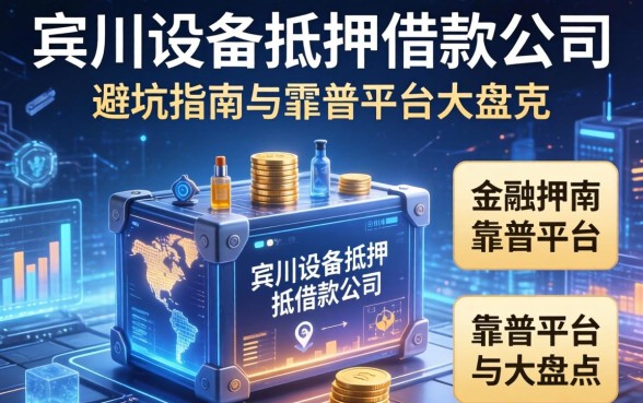 宾川设备抵押借款公司有哪些？避坑指南与靠谱平台大盘点