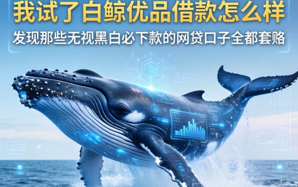 我试了白鲸优品借款怎么样,发现那些无视黑白必下款的网贷口子全是套路