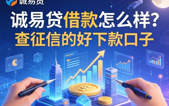 诚易贷借款怎么样?分享几个不查征信的好下款口子