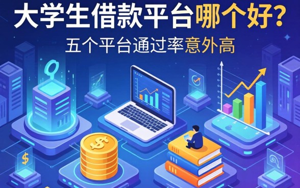 大学生的借款平台哪个好？这五个平台通过率意外的高