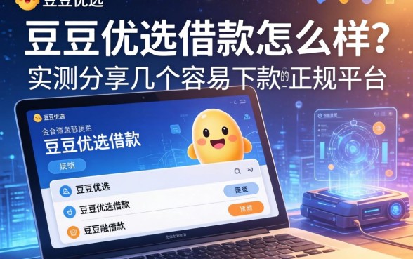豆豆优选借款怎么样？实测分享几个容易下款的正规平台
