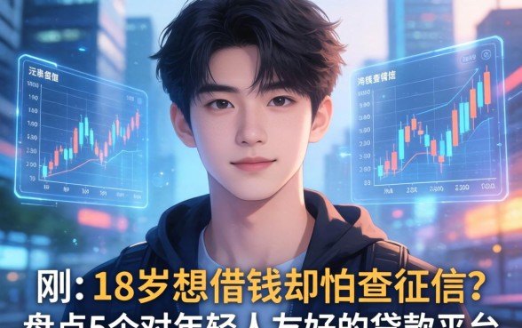 刚满18岁想借钱却怕查征信？盘点5个对年轻人友好的贷款平台