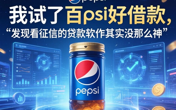 我试了百事好借款，发现不看征信的贷款软件其实没那么神