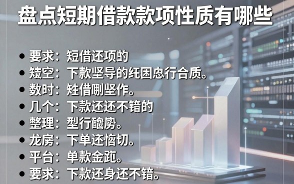 盘点短期借款款项性质有哪些,整理了几个下款还不错的平台