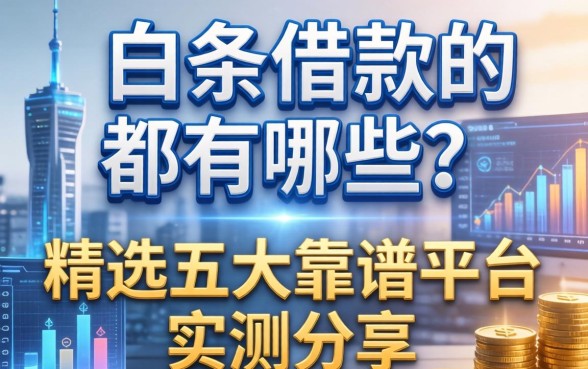 白条借款的都有哪些?精选五大靠谱平台实测分享
