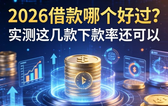 2026借款哪个好过？实测这几款下款率还可以