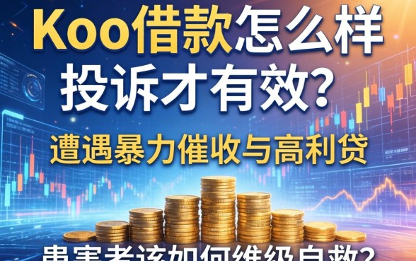 Koo借款怎么样投诉才有效？遭遇暴力催收与高利贷，受害者该如何维权自救？