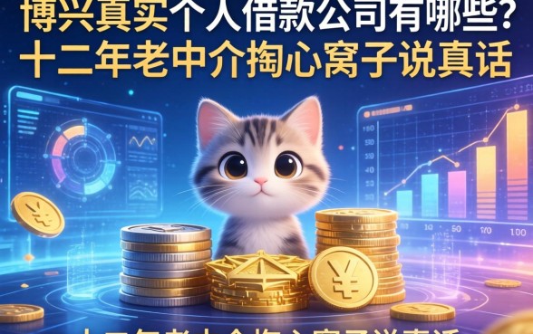 博兴真实个人借款公司有哪些？十二年老中介掏心窝子说真话