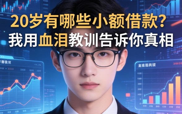 20岁有哪些小额借款？我用血泪教训告诉你真相