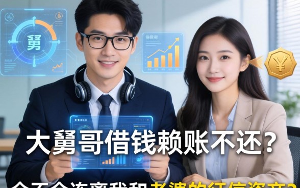 大舅哥借钱赖账不还，会不会连累我和老婆的征信资产？