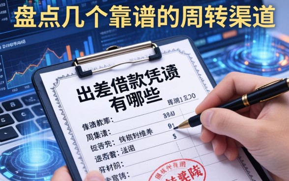出差借款凭据有哪些？盘点几个靠谱的周转渠道